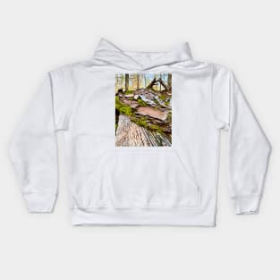 Fairy Land of Moss and Bark Kids Hoodie